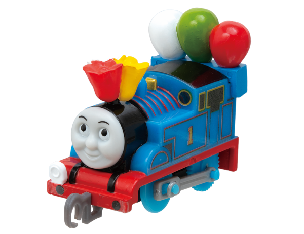 花と風船のトーマス