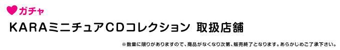 KARAミニチュアCDコレクション