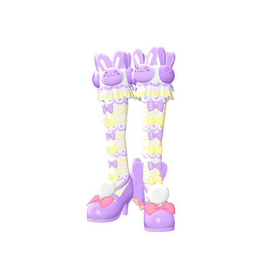 トゥインクルリボンスウィートパープルサイリウムシューズ