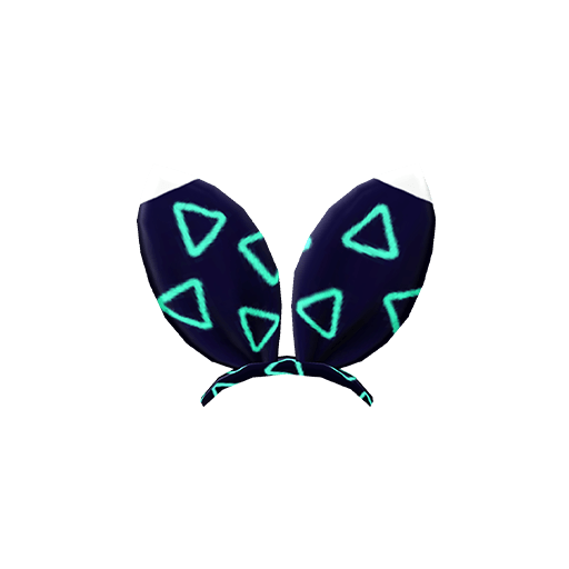 ネオンドロップブラックサイリウムヘアアクセ