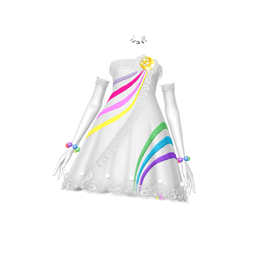 レディアントレインボードレス