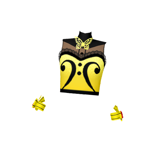 ベルローズシルキーイエローベアトップ