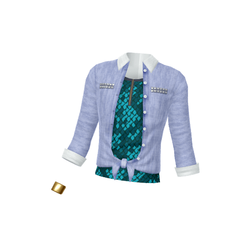 ウォッシュデニムシャツ