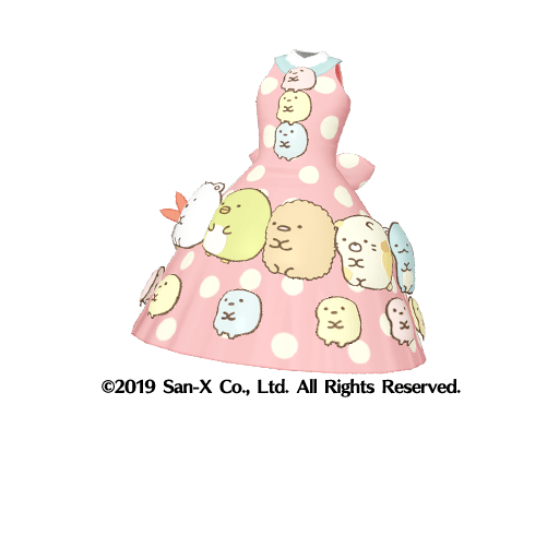 すみっコぐらしピンクワンピ