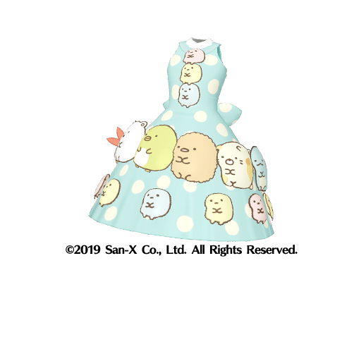 すみっコぐらしブルーワンピ