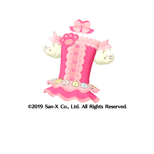 すみっコぐらしにくきゅうピンクトップス