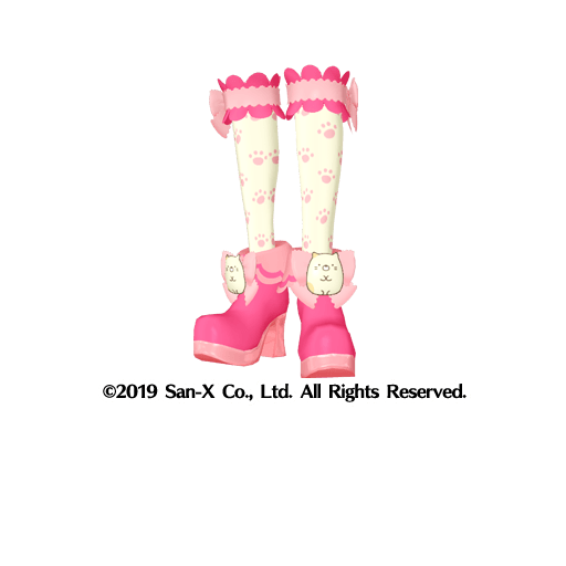 すみっコぐらしにくきゅうピンクシューズ