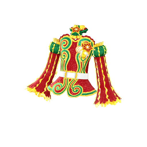 クリスマスキャロルレッドトップス