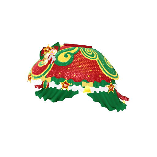 クリスマスキャロルレッドスカート