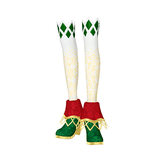 スペシャルクリスマスホワイトシューズ