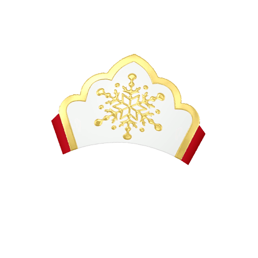 スペシャルクリスマスホワイトヘアアクセ