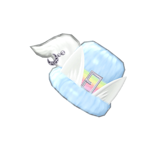 レインボーおおかみヘアアクセ