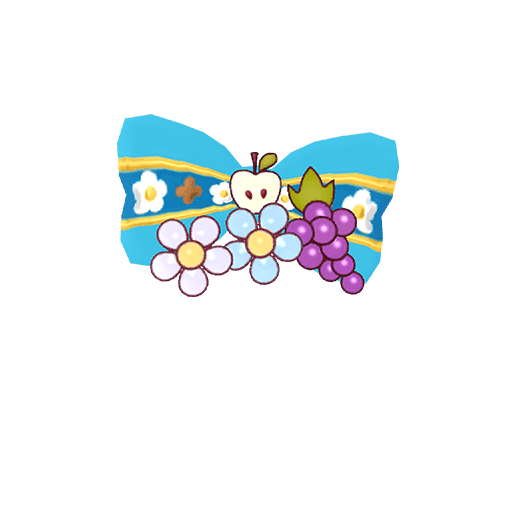 あかずきんブルーヘアアクセ