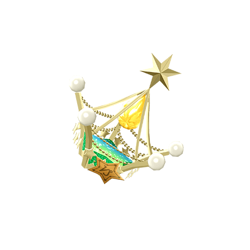 ホロスコープやぎざヘアアクセ