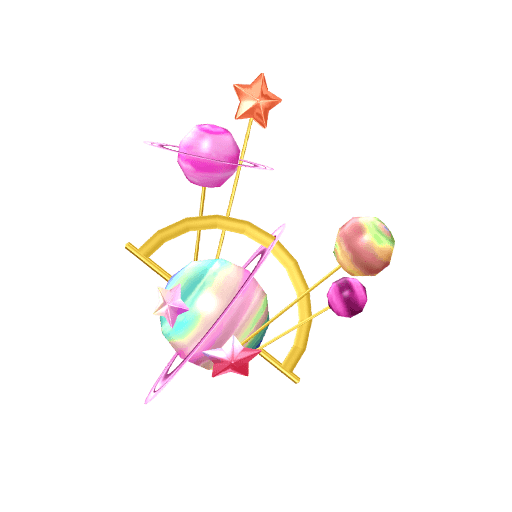 ルミナスプラネットピンクヘアアクセ