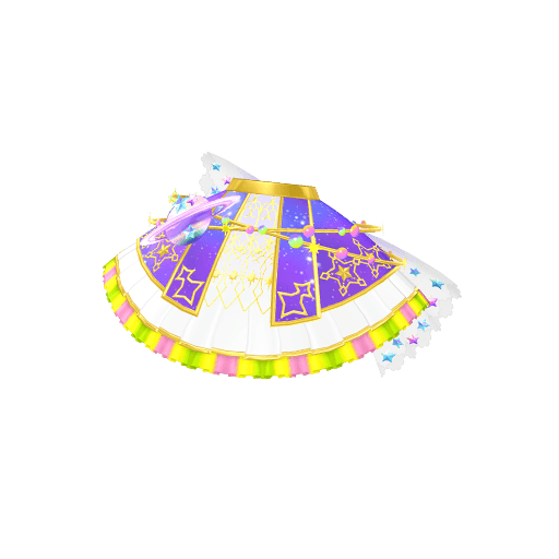 ルミナスプラネットパープルスカート