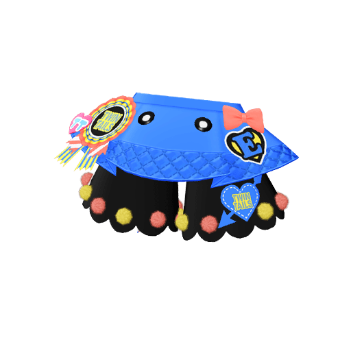 ツインラブハートブルースカート