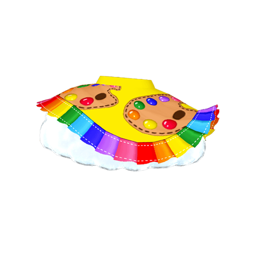 おえかきペイントパレットスカート