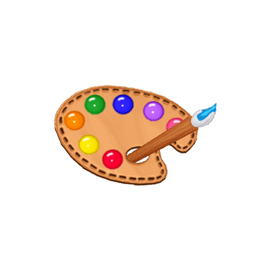 おえかきペイントパレットヘアアクセ