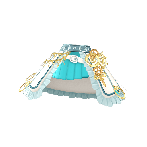 スチームパンクフェザースカート