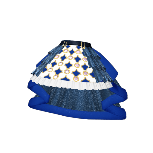 マーチングフェザーブルースカート