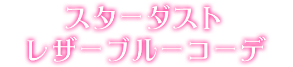 スターダストレザーブルーコーデ