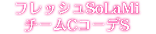 フレッシュSoLaMiチームCコーデS