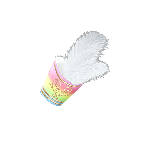 レインボーメルティックスターヘアアクセ