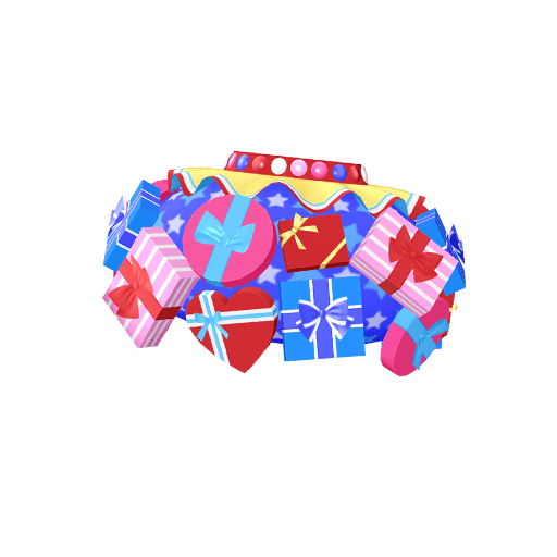 バレンタインギフトスカート