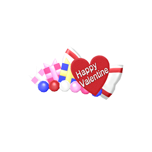 バレンタインギフトヘアアクセ