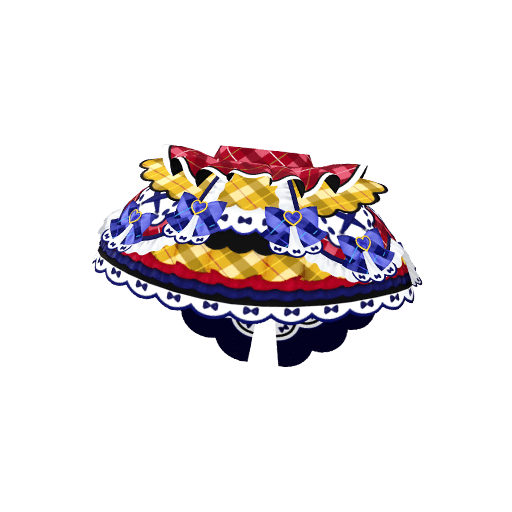 ファンシーレースアップシークレットスカート