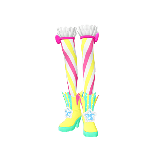 トライアングルミルキーポップンシューズ