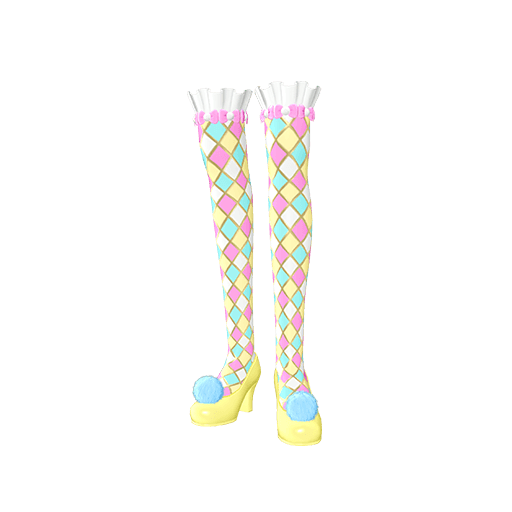 イースターブルーうさぎシューズ