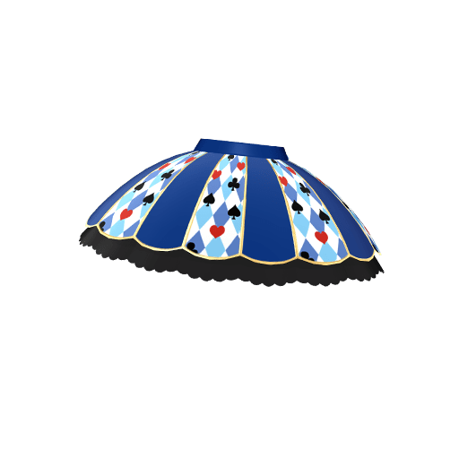 トランプディーラーブルースカート