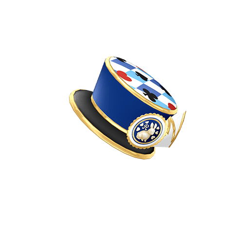 トランプディーラーブルーヘアアクセ