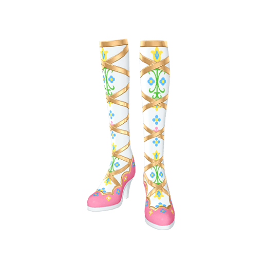 パステルチューリップピンクシューズ