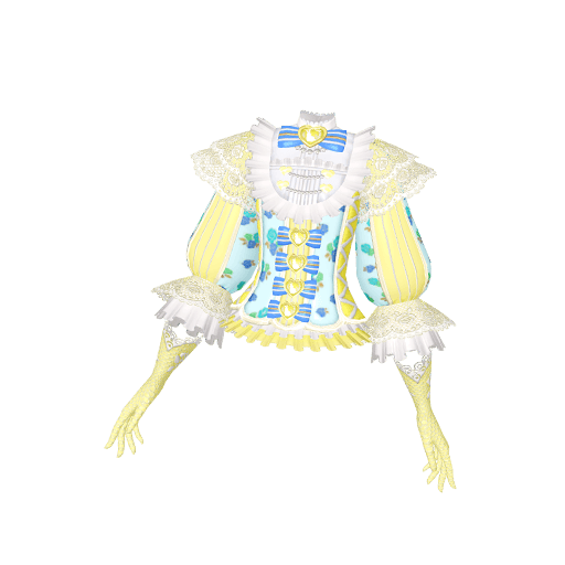 ラビットカメオイエロートップス