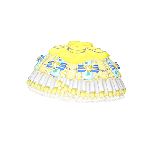 ラビットカメオイエロースカート