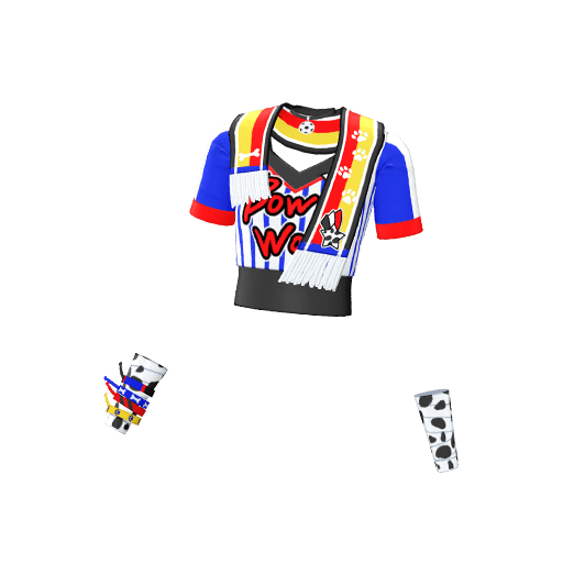 わんわんフットボールブルートップス