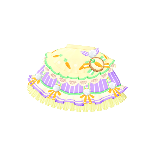 うさもふパティシエールパープルスカート