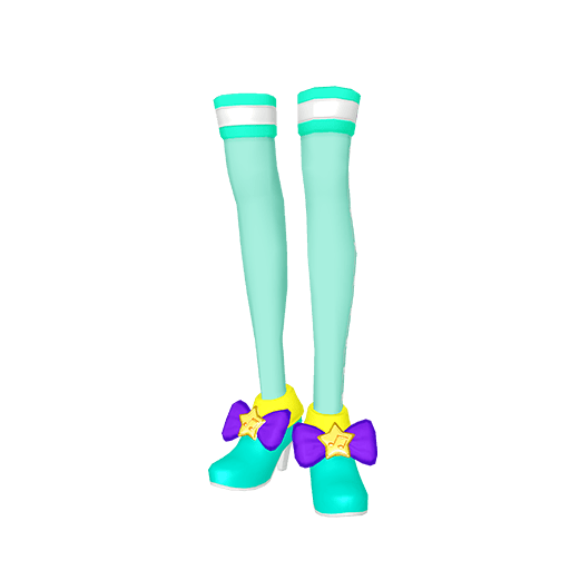 フォーチュンパーティーグリーンサイリウムシューズ