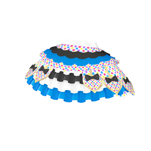 スウィングハートブルースカート