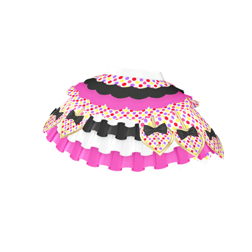 スウィングハートピンクスカート