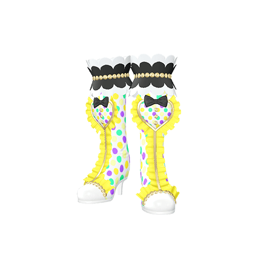 スウィングハートイエローシューズ