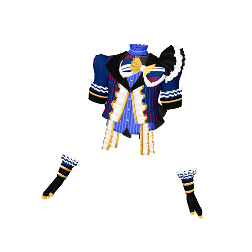 スマイルマジシャンネイビートップス