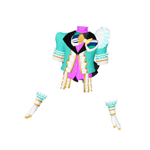 スマイルマジシャンブライトグリーントップス