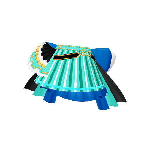 スマイルマジシャンブライトグリーンスカート