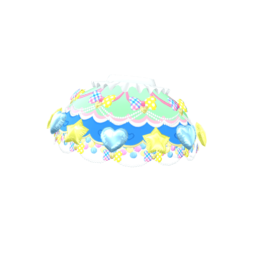 ハッピーバルーングリーンスカート