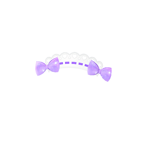 そらクッキングむらさきヘアアクセ