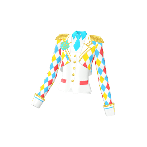 ダイヤチェックガールビビッドトップス